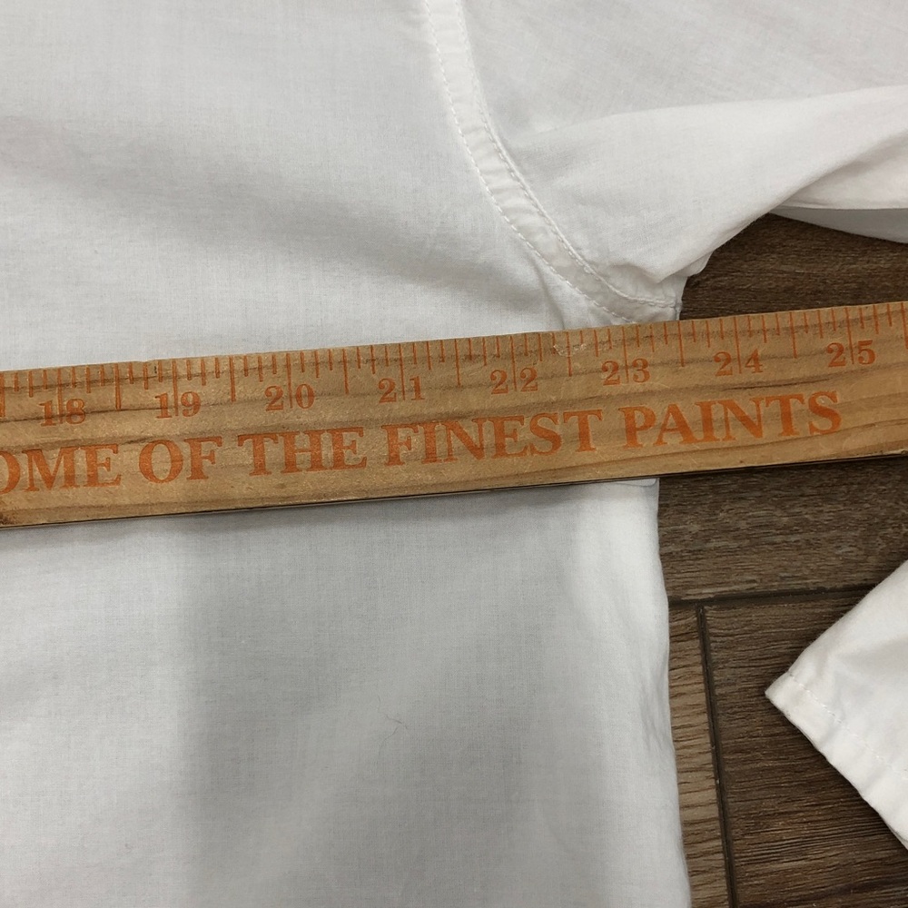 Universal Thread White Button Down Tunic Shirt NWT - image 4